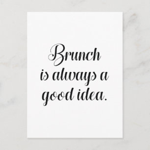 Cartão Postal Brunch é sempre uma boa ideia