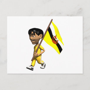 Cartão Postal Brunei 3D