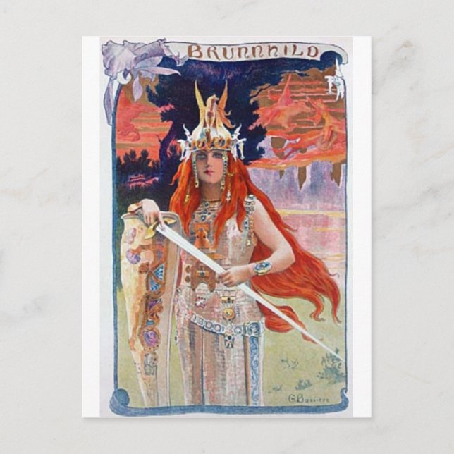 Cartão Postal Brunhilde (Frente)