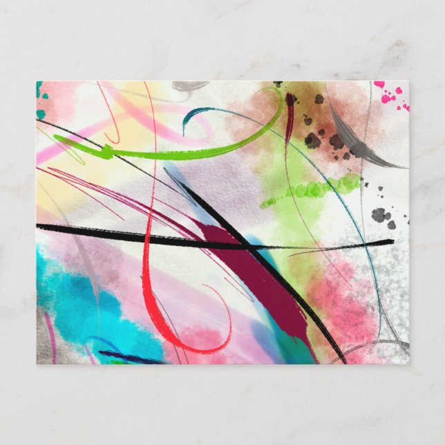 Cartão Postal Brushworks (Frente)