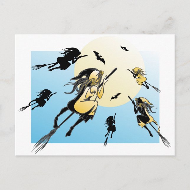 Cartão Postal Bruxa 3 (Frente)