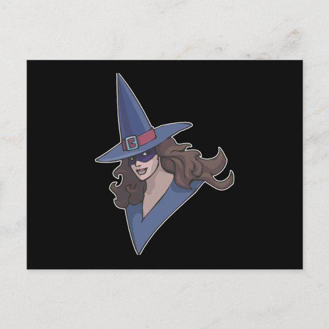 Cartão Postal Bruxa Azul (Frente)