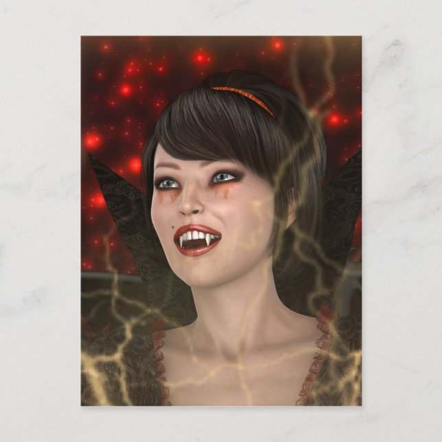 Cartão Postal Bruxa Bonita (Frente)