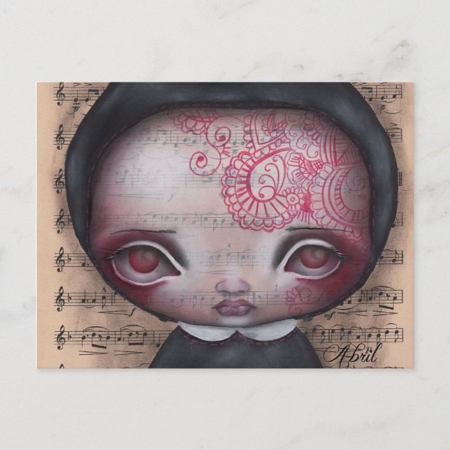 Cartão Postal Bruxa de Oracle (Frente)