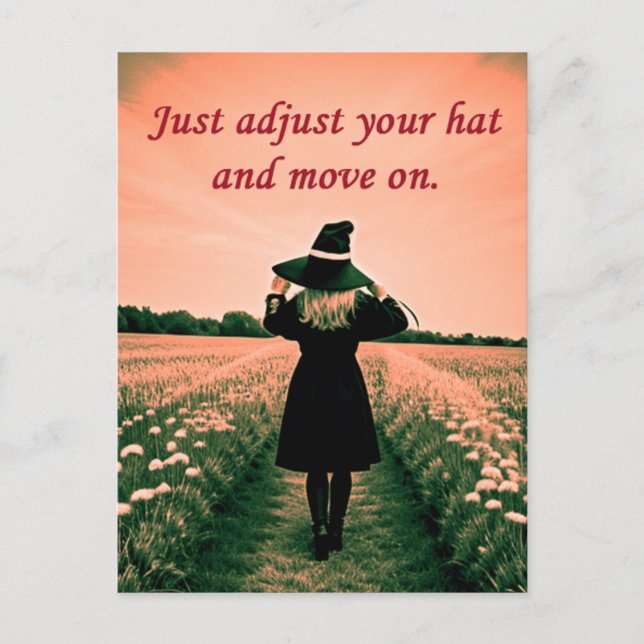 Cartão Postal Bruxa Pequena (Frente)