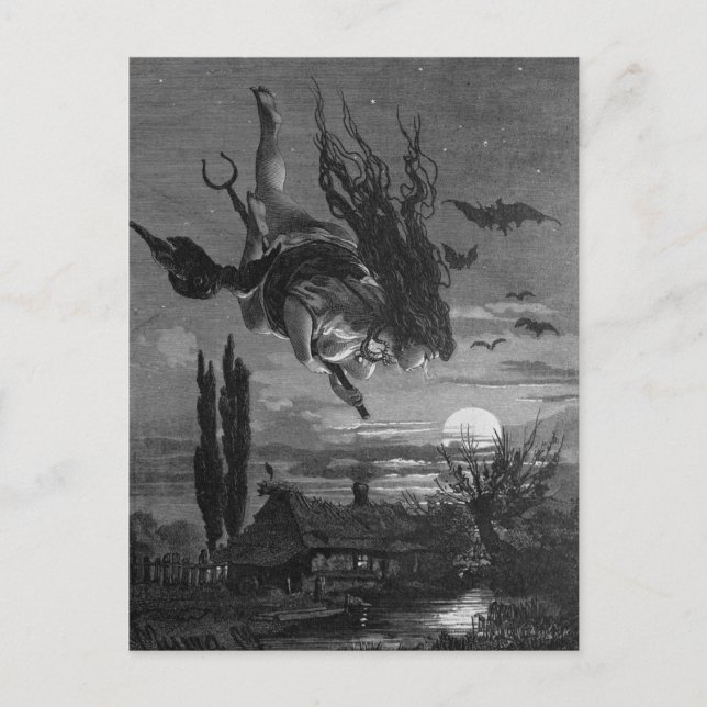 Cartão Postal Bruxa Russa: Rússia Picturesca (Frente)