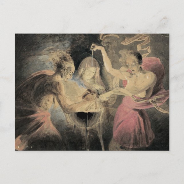 Cartão Postal Bruxas de Macbeth (Frente)