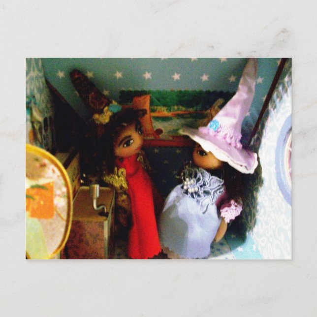 Cartão Postal Bruxas Felizes (Frente)