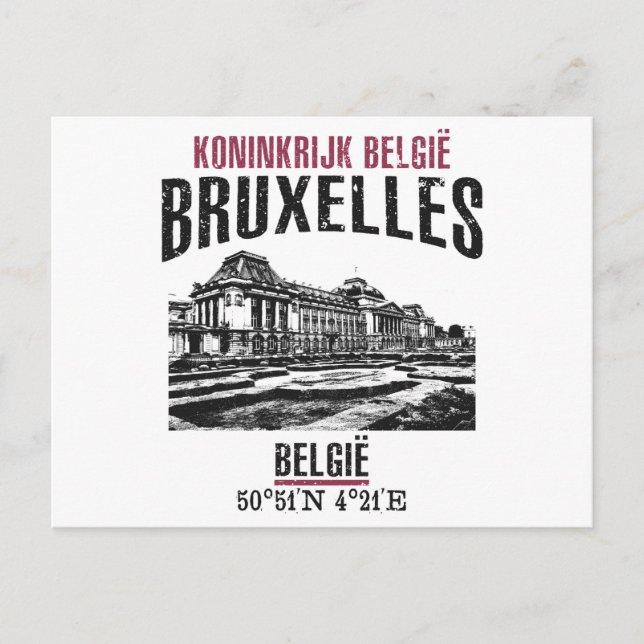 Cartão Postal Bruxelas (Frente)