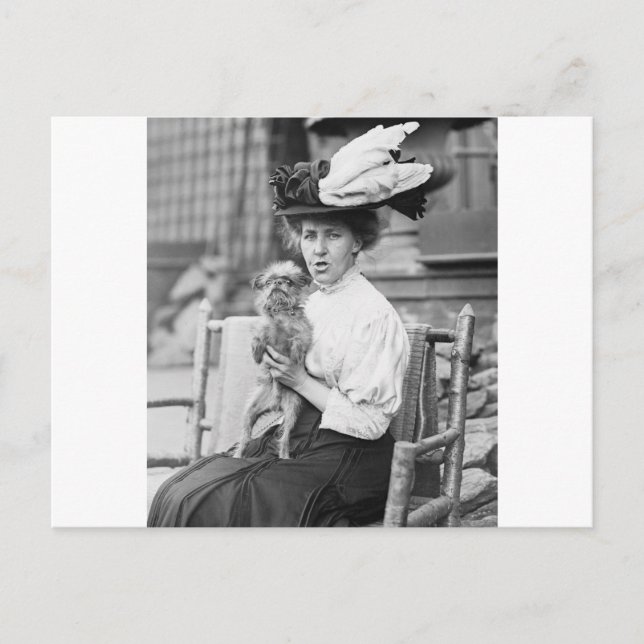 Cartão Postal Bruxelas Griffon, início dos anos 1900 (Frente)