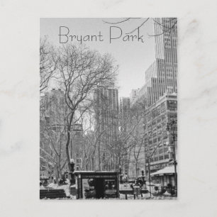Cartão Postal Bryant Park