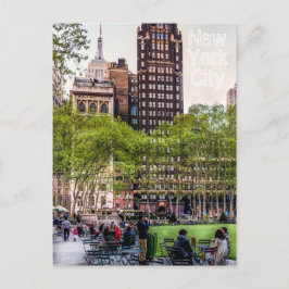 Cartão Postal Bryant Park, Cartão-postal NYC