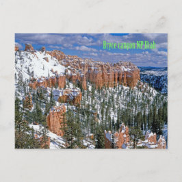 Cartão Postal Bryce canyon national park, Utah