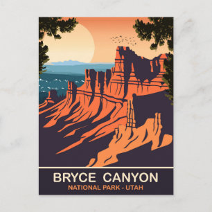 Cartão Postal Bryce Canyon, Parque Nacional, Utah, Viagem