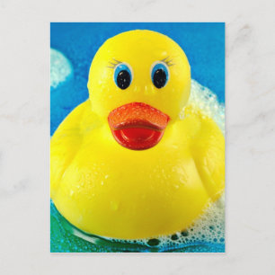 Cartão Postal Bubble Duck