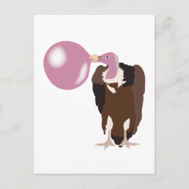 Cartão Postal Bubble Gum Vulture Bubble