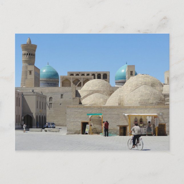 Cartão postal Buchara City, Uzbequistão (Frente)