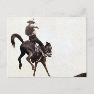 Cartão Postal Bucking Bronco