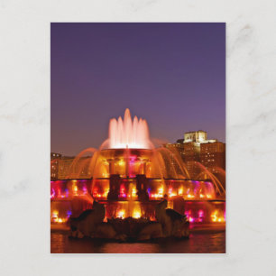Cartão Postal Buckingham Fountain