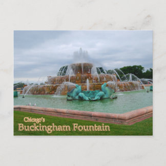 Cartão Postal Buckingham Fountain Chicago