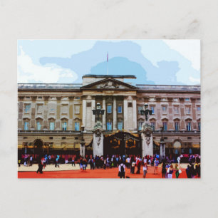 Cartão Postal Buckingham Palace em Londres, Reino Unido