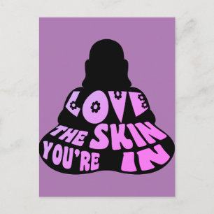 Cartão Postal Buda Amor Roxo