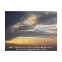 Buda Citação - Quando você percebe o quão perfeito