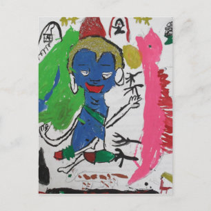 Cartão Postal Buda Medicina com Cartão-postal Dragão