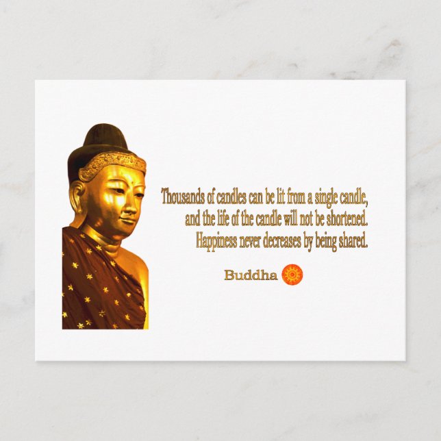 Cartão Postal Buda - Milhares De Velas Podem Estar Amarradas... (Frente)
