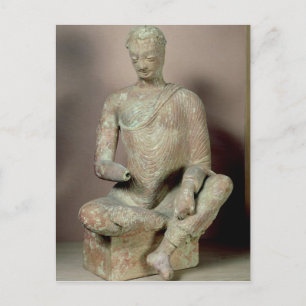 Cartão Postal Buda sentado em meditação, do Fondukistão