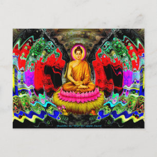 Cartão Postal Buda Swirl - Cartão-postal