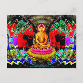 Cartão Postal Buda Swirl - Cartão-postal