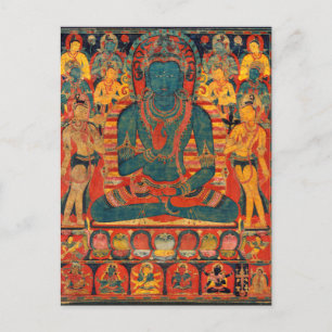 Cartão Postal Buda Transcendente do Século 13 com Bodhisattvas