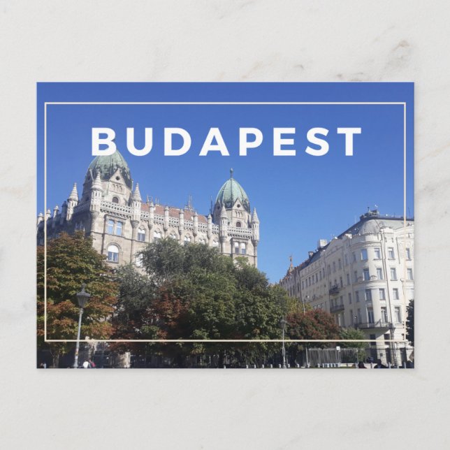 Cartão postal Budapest (Frente)