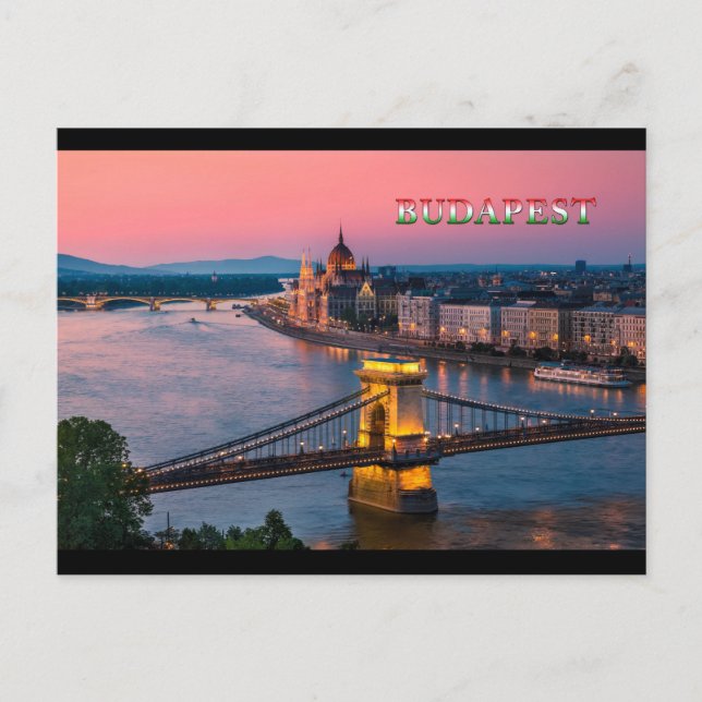 Cartão Postal Budapest 002B (Frente)