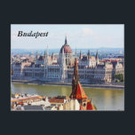 Cartão Postal Budapest, a construção do parlamento, Budapest<br><div class="desc">Budapest, a construção do parlamento, Budapest</div>