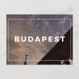 Cartão postal Budapest Cloudy Sky