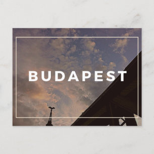 Cartão postal Budapest Cloudy Sky