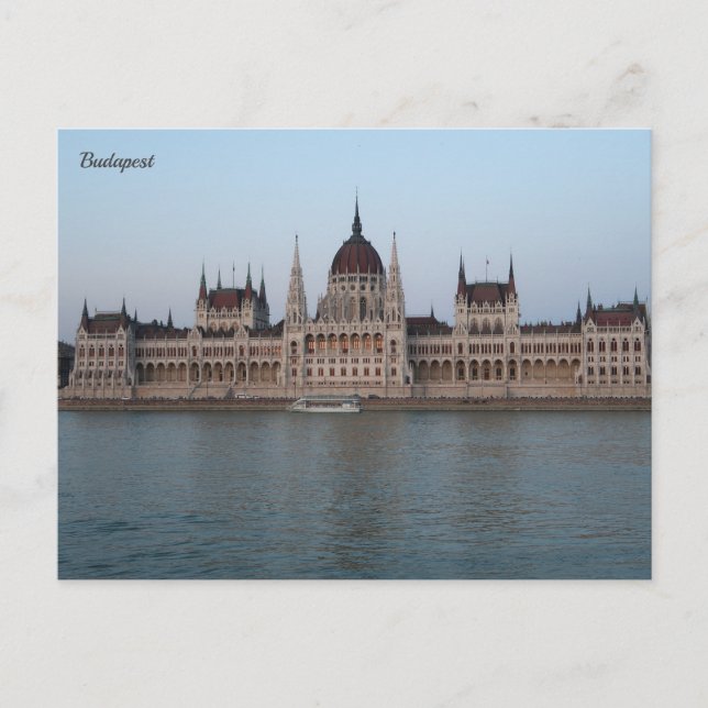 Cartão Postal Budapest Hungria (Frente)