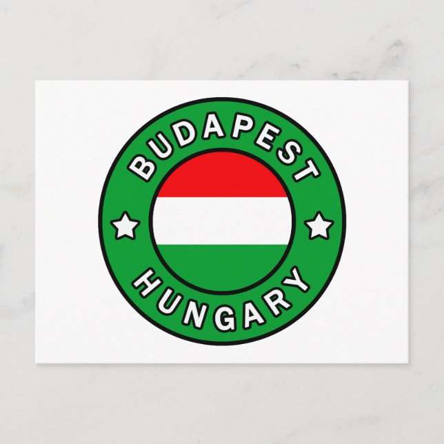 Cartão Postal Budapest Hungria (Frente)