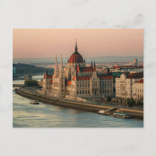 Cartão Postal Budapest Hungria Parlamento Edifício