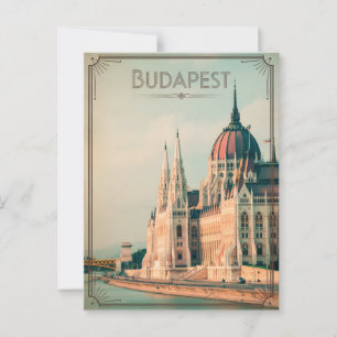 Cartão Postal Budapest vintage