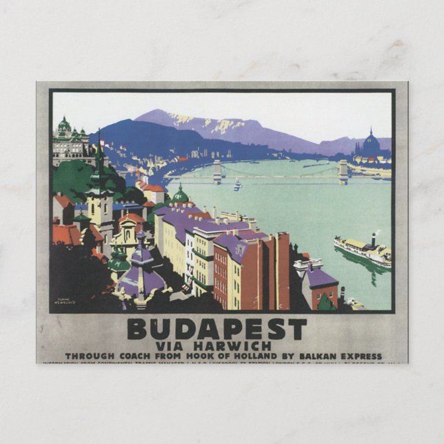 Cartão Postal Budapeste (Frente)