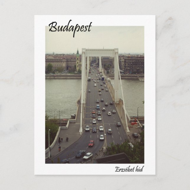 Cartão Postal Budapeste (Frente)