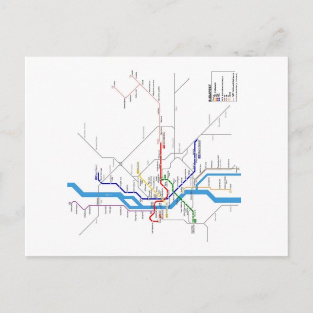 Cartão Postal Budapeste (Frente)