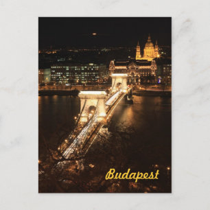 Cartão Postal Budapeste à noite