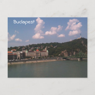 Cartão Postal Budapeste - Liberty Bridge e Gellert Hill