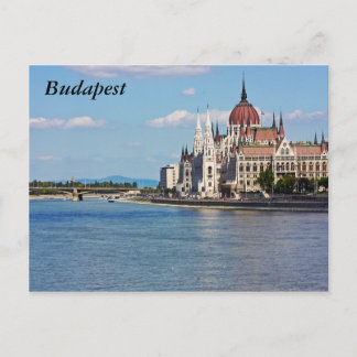 Cartão Postal Budapeste, o edifício do Parlamento, Budapeste