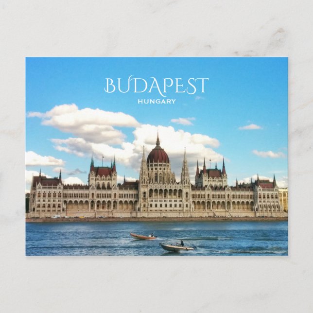 Cartão Postal Budapeste, Parlamento (Frente)