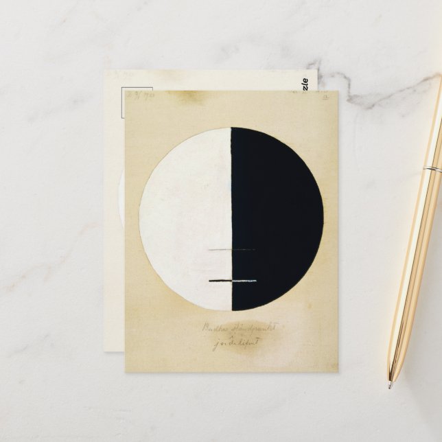 Cartão Postal Budas fala sobre a Terra por Hilma (Frente/Verso In Situ)